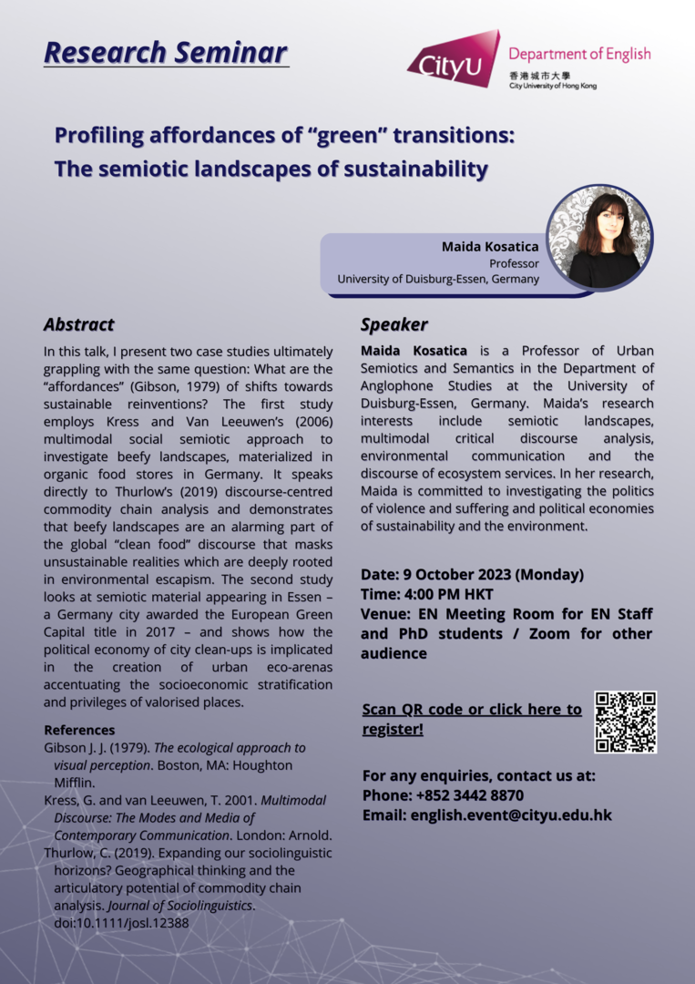 Research Seminar by Maida Kosatica