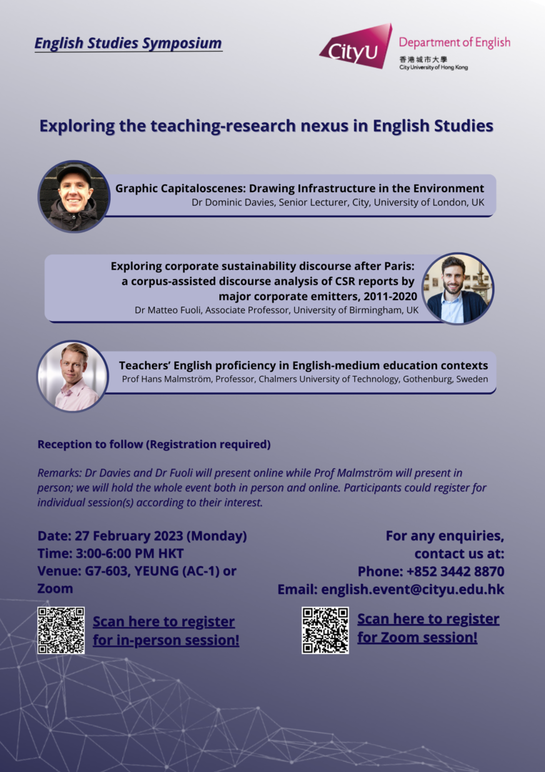 Exploring the teaching-research nexus in English Studies
