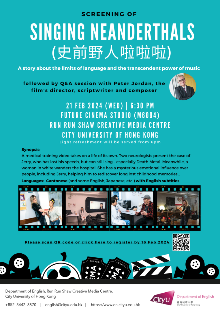 Screening of "Singing Neanderthals" and post-screening sharing with director, scriptwriter and composer