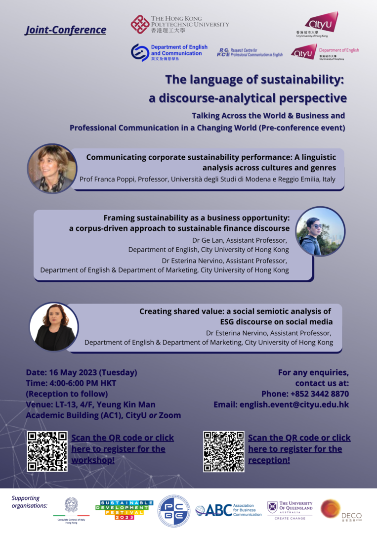 Joint conference: Talking Across the World & Business and professional communication in a changing world