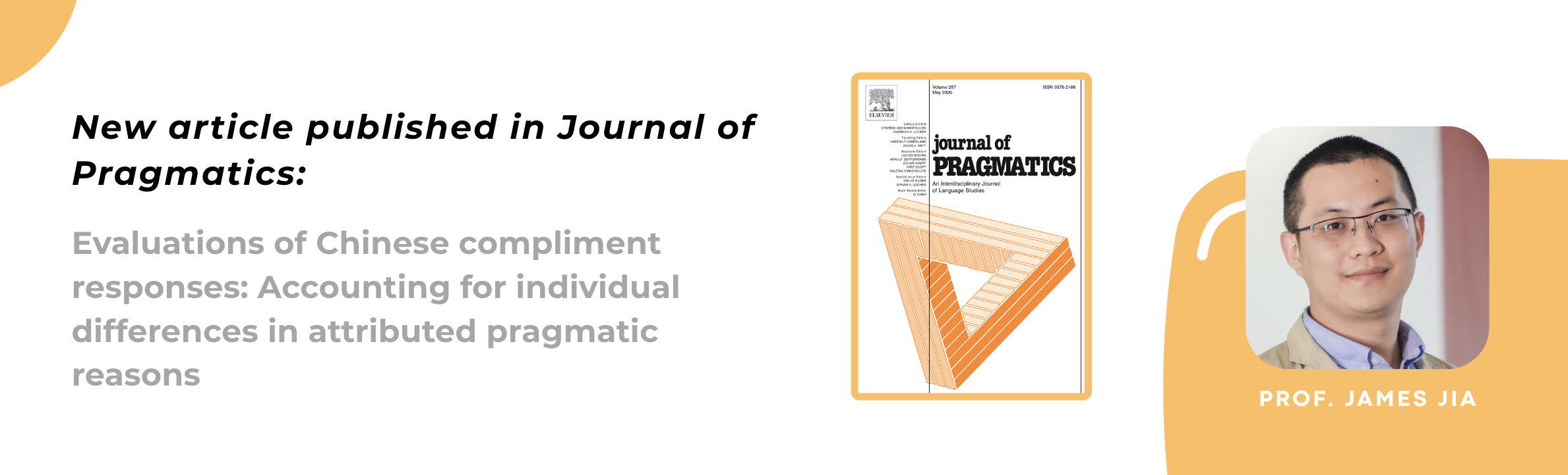 Prof James Jias New article Released